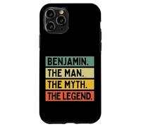 Benjamin The Man The Myth The Legend Funny Personnalisable Coque pour iPhone 11 Pro