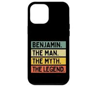 Benjamin The Man The Myth The Legend Funny Personnalisable Coque pour iPhone 12 Pro Max