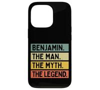 Benjamin The Man The Myth The Legend Funny Personnalisable Coque pour iPhone 13 Pro