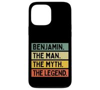 Benjamin The Man The Myth The Legend Funny Personnalisable Coque pour iPhone 13 Pro Max