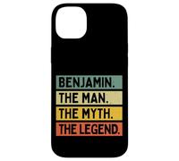 Benjamin The Man The Myth The Legend Funny Personnalisable Coque pour iPhone 14 Plus