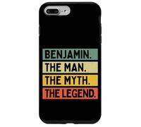 Benjamin The Man The Myth The Legend Funny Personnalisable Coque pour iPhone 7 Plus/8 Plus