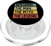 Benjamin The Man The Myth The Legend Funny Personnalisable PopSockets PopGrip pour MagSafe