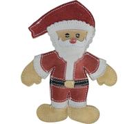Benji & Flo - Jouets en corde pour chiens, Père Noël, Ecologique BZ4786 (Taille unique) (Rouge/Blanc)