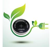 BenjiPower - CR2430 Pile Rechargeable (LIR2430) remplace CR2430 de Tous Vos appareils - 95mAh