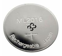 BenjiPower - ML2016 Pile Bouton Rechargeable ML 2016 Lithium 25 mAh 3 V 1 pc(s)