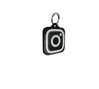 BenjiPower Porte-clés NFC personnalisé avec Logo Instagram - pour promouvoir Les influenceurs, Les Marques, Les Entreprises - Réseaux Sociaux - Tag NFC - Porte-clés NFC