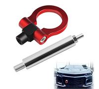 Benkeg Crochet de remorque décoratif Anneau de remorquage Crochet de remorquage Pare-chocs avant Couleur métal Pulvérisation Crochet de traction Remplacement pour Chevrolet Camaro (2016+)