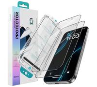 BENKS 2 Pièces Verre Trempé pour iPhone 16 Pro Max Mat Couverture Complète Film Protection écran Matte Anti-Reflet et Anti-Traces de Doigts, 9H HD Vitre Protecteur Avec Dépoussiérage Automatique