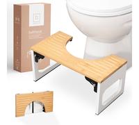 Benkstein Banc En Bambou Pour Toilettes Pliable