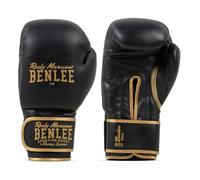 BENLEE BASHER Gants de Boxe en Cuir Noir/doré 20 oz