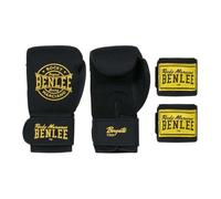 BENLEE Boxsport Kit de démarrage Boxgate en Cuir synthétique Noir/Jaune 25,4 g