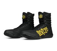 BENLEE Chaussures de Boxe Strike, Noir/Jaune, 44 EU
