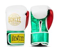 Benlee Gants de boxe en cuir METALSHIRE Blanc/Vert/Rouge 14 oz