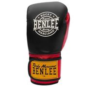 BENLEE Gants de Boxe en Cuir Metalshire - Noir/Rouge - 12 oz