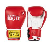 BENLEE Gants de Boxe en Cuir Tough Rouge/Blanc, 35,5 g