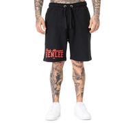 BENLEE HENNRY Short pour homme, coupe normale, noir/rouge, taille S