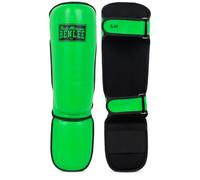 BENLEE Protège-Tibias en Cuir synthétique Guardian Vert Fluo Taille S/M