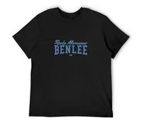 Benlee Rocky Marciano Boxing Men's T-Shirt Unisex Black Cotton Print Tee Shirts XXL