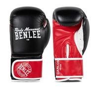 BENLEE Rocky Marciano Carlos Gants de Boxe, Mixte, 199155, Noir/Rouge/Blanc, 0,3 l