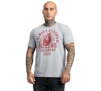 Benlee Rocky Marciano EQUIPT T-Shirt, Marl Grey, Taille Unique Homme