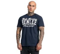 Benlee Rocky Marciano Men Regular Fit T-Shirt Retro Logo Homme, Bleu Foncé, XXL