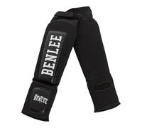 BENLEE Rocky Marciano Protège-Tibias tissé pour Adulte Unisexe L/XL Noir
