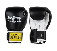 BENLEE Rocky Marciano Tough Gant de Boxe en Cuir Mixte, Noir, 14 oz (41 cl)