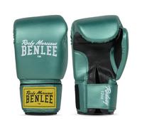 BENLEE Rodney Gants de Boxe en Cuir Artificiel Vert métallisé/Noir 30 g