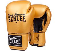 BENLEE Rodney Gants de boxe en cuir synthétique Doré/noir 06 oz