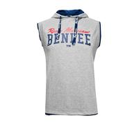 Benlee T-Shirt 'Epperson' bleu / gris chiné / rouge cerise, Taille XXXL