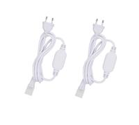 BENLUN AC 220V 2 Fiches ne s'applique qu'aux Ruban LED COB 10mm X 6mm 288LEDs/M 20M