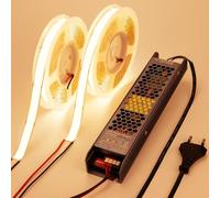 BENLUN Large 15mm Ruban LED COB Super Lumineux 24V 10m avec Transformateur