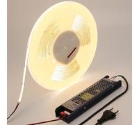 BENLUN Ruban LED COB 48V 20m CRI 92 Autocollante avec Transformateur