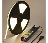 BENLUN Ruban LED COB Exterieur Etanche 48V 20m avec Transformateur