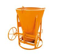 Benne à béton EICHINGER 600 L cylindro-conique à fond ouvrant-Mécanique sans volant-10119