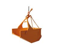 BENNE À TERRE 500L EICHINGER AUTO-BASCULANTE À CROCHET CONTREPOIDS - 10448