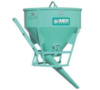 Benne conique 500 litres à double levier CL-50N - IMER - 070206CL050N