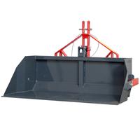 Benne de transport basculante 120 cm - 500 kg - Basculement mécanique - Pour tracteur - Attelage 3 points Torros TAGBM120
