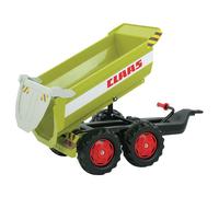 Benne TP 2 essieux - ROLLY TOYS - CLAAS Série RollyTrailer - Vert - Pour enfant de 3 ans et plus