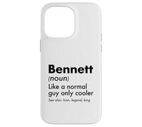 Bennett Like A Normal Guy Only Cooler Legend King Prénom Coque pour iPhone 14 Pro Max