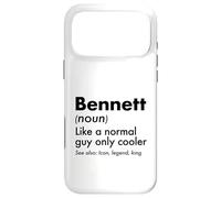 Bennett Like A Normal Guy Only Cooler Legend King Prénom Coque pour iPhone 17 Pro Max