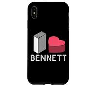 Bennett Prénom personnalisé I Love Bennett Coque pour iPhone XS Max