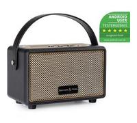 Haut-Parleur Enceinte Bluetooth Sans Fil Portable Vintage USB SD AUX Similicuir