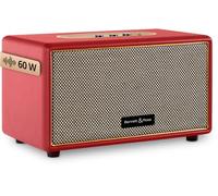 Bennett & Ross BB-860RD Blackmore - Enceinte Bluetooth Rétro Aspect Cuir - Enceinte Stéréo 60W avec Basses - Port USB - Enceinte Vintage Filaire - Entrée Aux Jack 3,5mm - Rouge