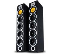 Bennett & Ross Exosphere hi-fi paire d'enceintes colonne noires 2x 200W RMS