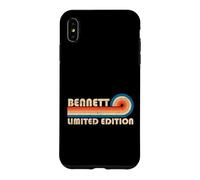 Bennett Surname Retro Vintage 80s 90s Birthday Reunion Coque pour iPhone XS Max