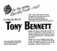 Bennett, Tony - You Sing