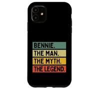 Bennie The Man The Myth The Legend Citation Humoristique personnalisée Coque pour iPhone 11
