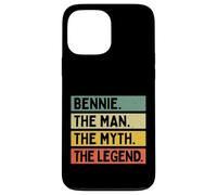 Bennie The Man The Myth The Legend Citation Humoristique personnalisée Coque pour iPhone 13 Pro Max